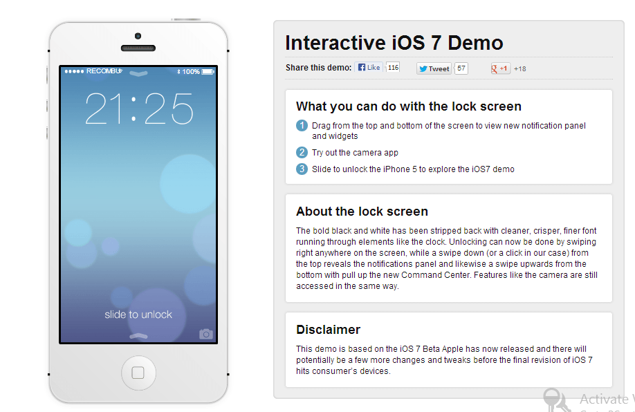 Try iOS 7 Without an iPhone or iPad – iOS 7 DEMO