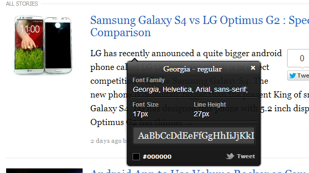 Find Fonts Used on Any Website Using Chrome and Firefox [Extension]