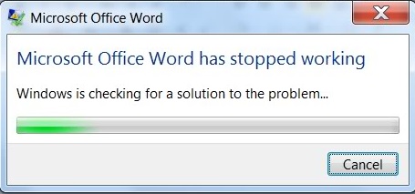 Solution for Microsoft Word Has Stopped Working While Opening doc or docx